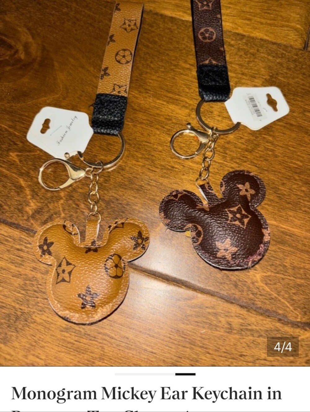 Mouse-Head Keychain with Yellow Bow